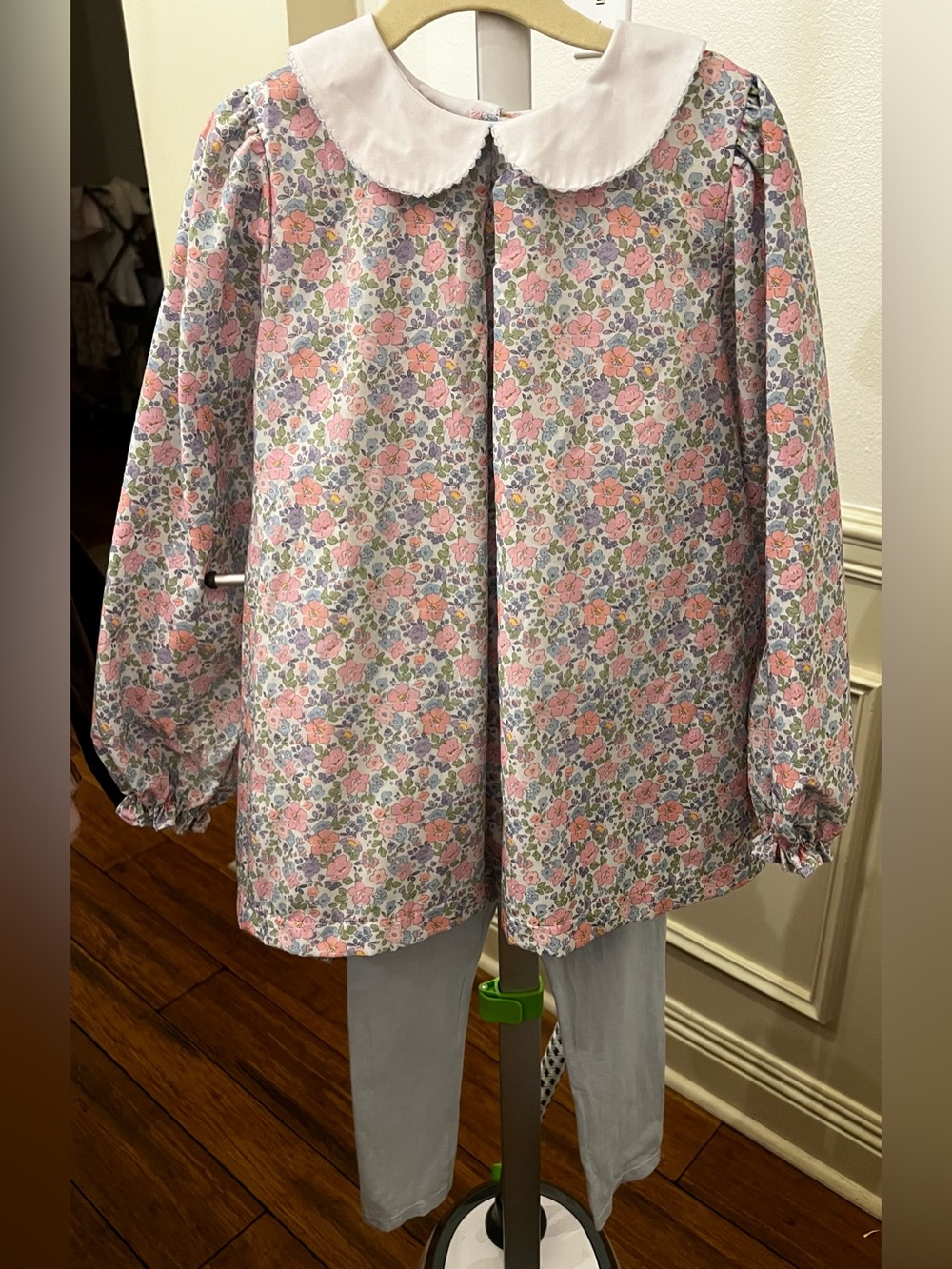 Lullaby Set Floral Peter Pan Collar legging set - size 6 EUC